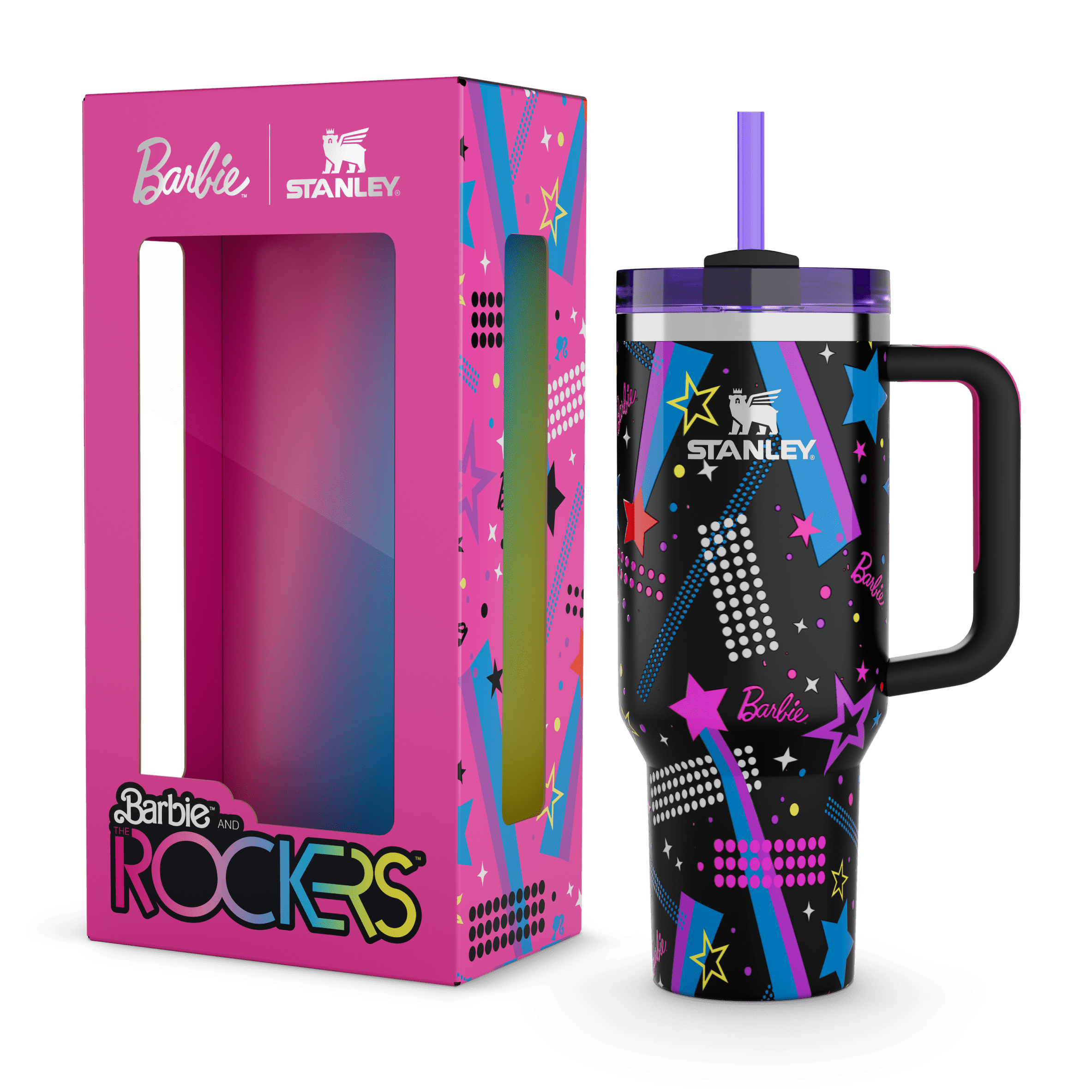 The Barbie™ x Stanley ’80s Rockers Quencher | 40 OZ (Vault)