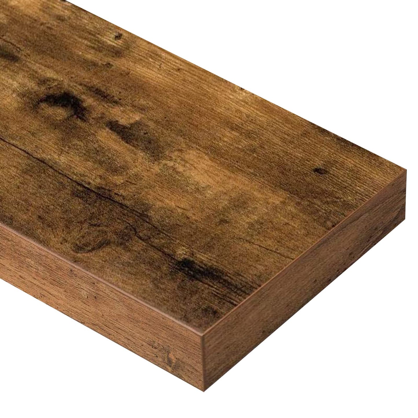 Bathroom Wall Shelves 15.7" – Set of 2, Rustic Brown