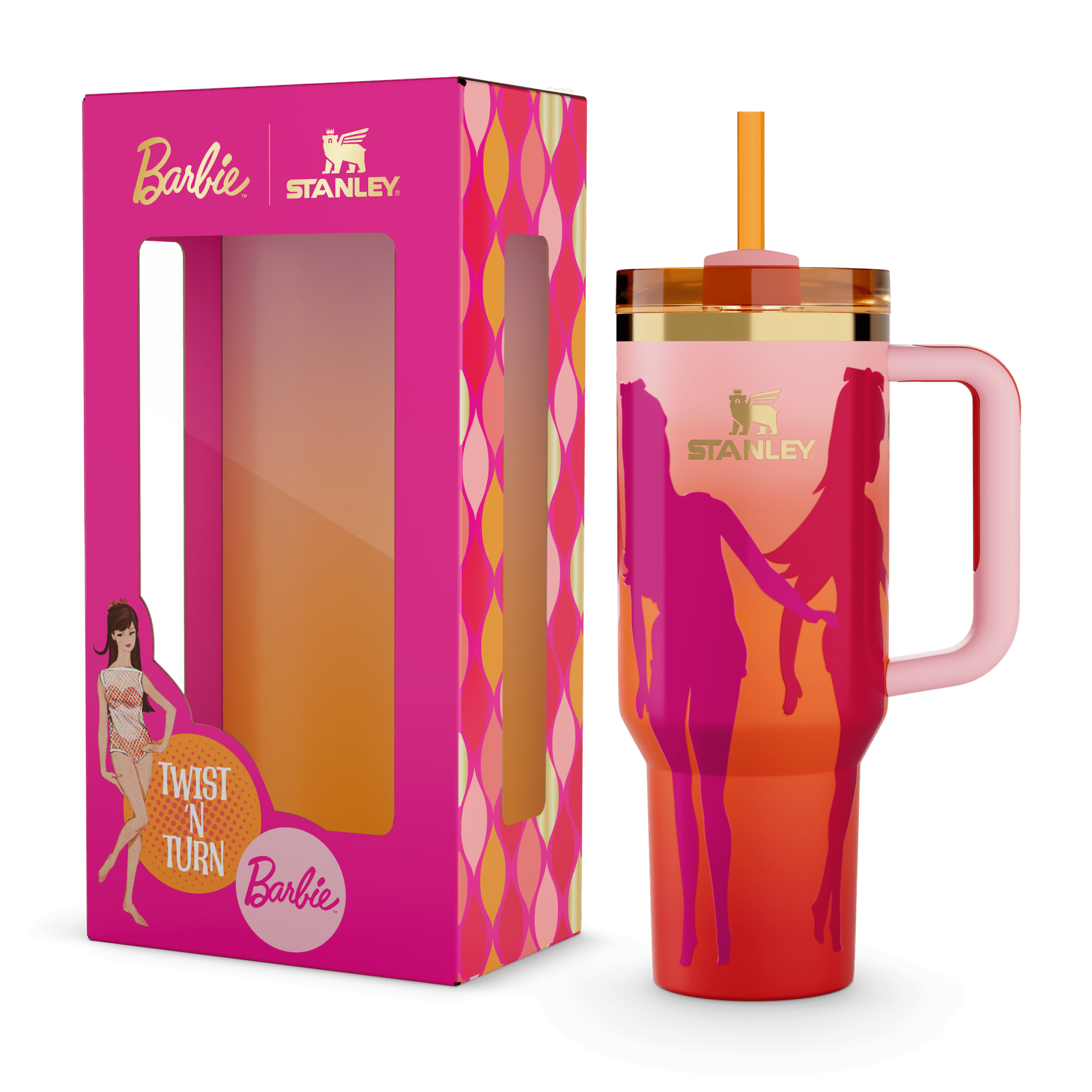 The Barbie™ x Stanley ’60s Twist ’N Turn Quencher | 40 OZ (Vault)