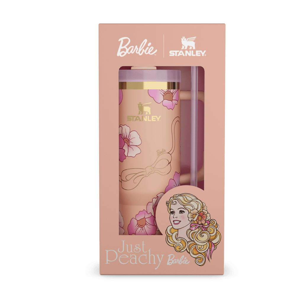 The Barbie™ x Stanley ’80s Peaches ’N Cream Quencher | 40 OZ